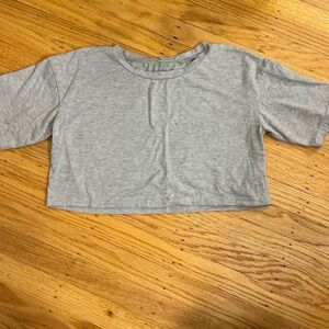 SHEIN Gray Crop Top
